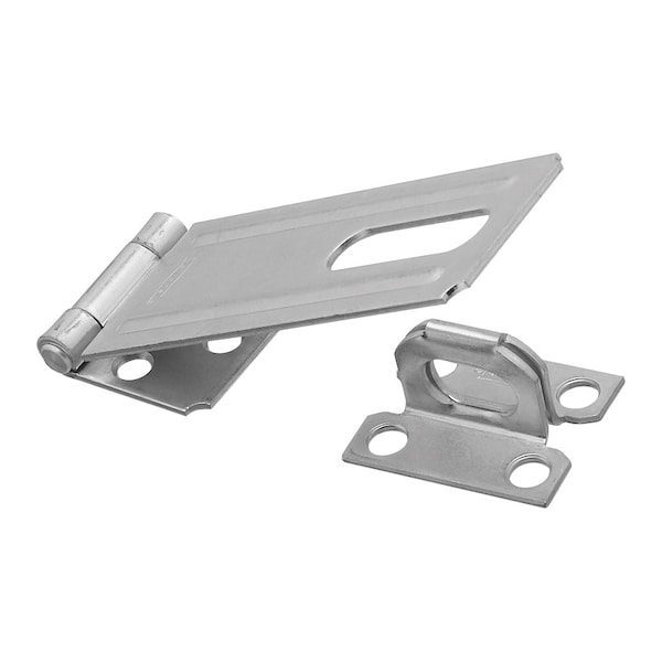 National Hardware National Hardware Zinc-Plated Steel 4-1/2 in. L Safety Hasp 1 pk N102-384 - main